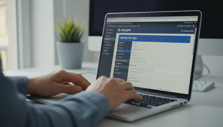 Tela do WordPress com JetEngine configurando um CPT