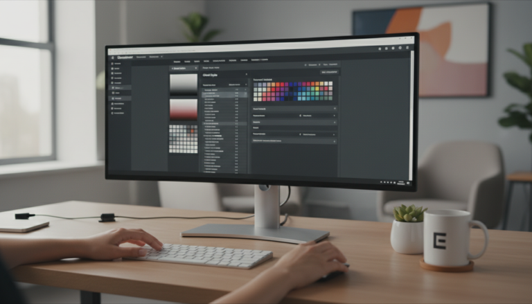 Interface do Elementor PRO Global Styles para gestão de design unificado