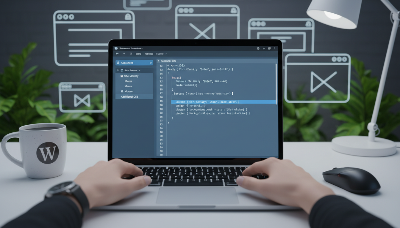 Interface de edição de CSS personalizado no WordPress utilizando snippets de código