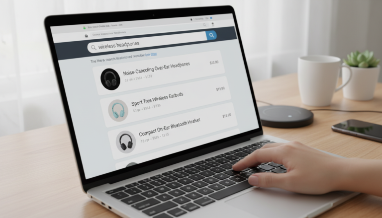 Barra de busca inteligente do Advanced Woo Search 3.55 para WooCommerce, exibindo resultados de produtos em tempo real para e-commerce.