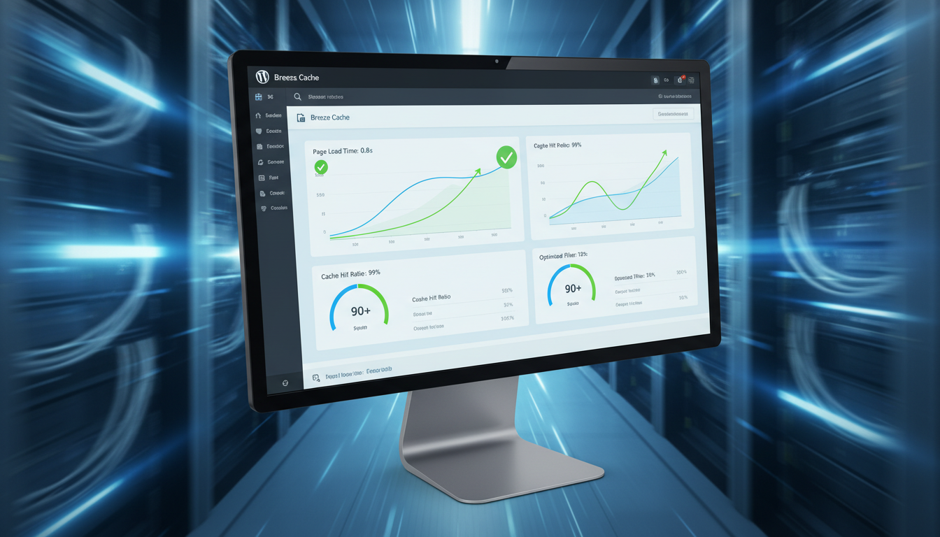 Painel Breeze WordPress Cache Plugin 2.3.0 com melhorias de performance e velocidade do site