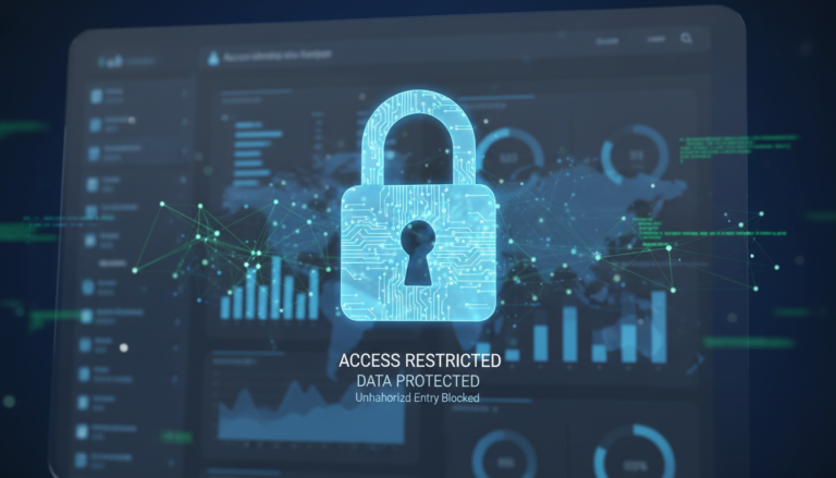 Cadeado digital no painel admin, snippets de segurança, acesso restrito, proteção de site