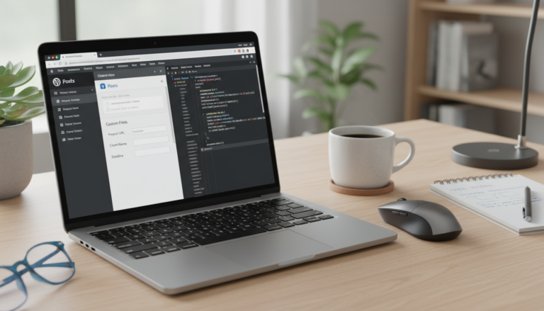 Desenvolvedor adicionando campo personalizado com snippets WordPress