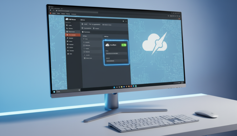 Painel WP Rocket com Add-on Cloudflare ativado e configurado