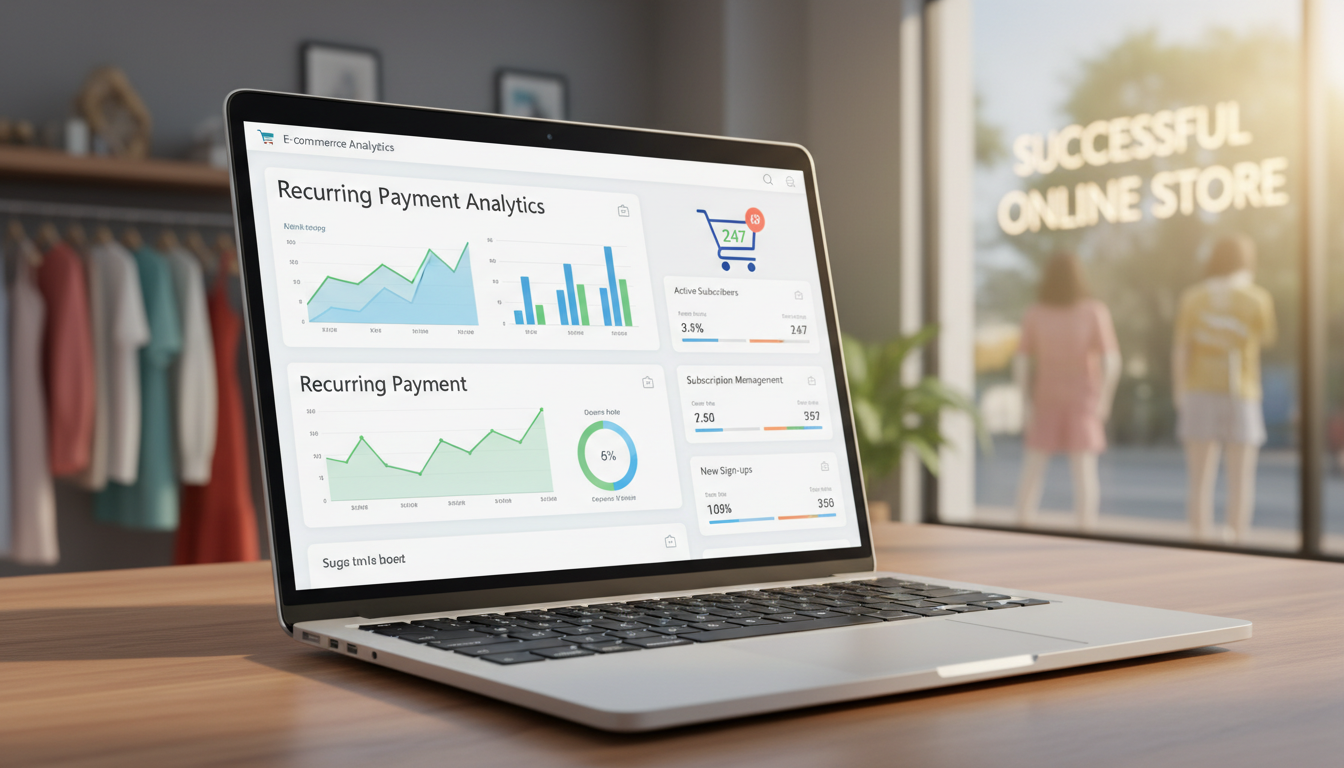 Dashboard de gerenciamento de pagamentos recorrentes no WooCommerce para assinaturas e clubes