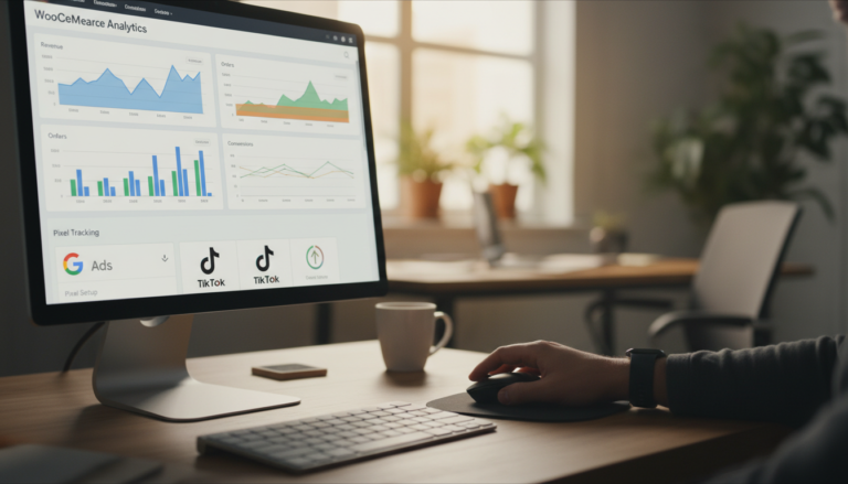 Dashboard Pixel Manager WooCommerce 1.55.1 com Google Ads e TikTok