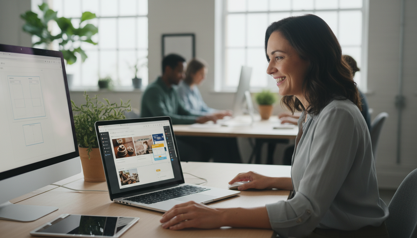 Pessoa utilizando JetThemeCore para construir tema WordPress personalizado sem código