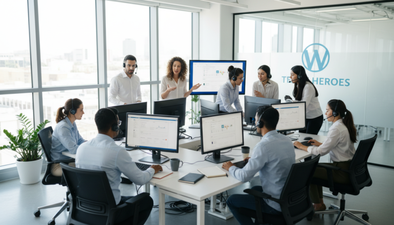 Equipe de suporte técnico WordPress, especialistas em temas, resolução de problemas, assistência online para WordPress, importância do suporte.