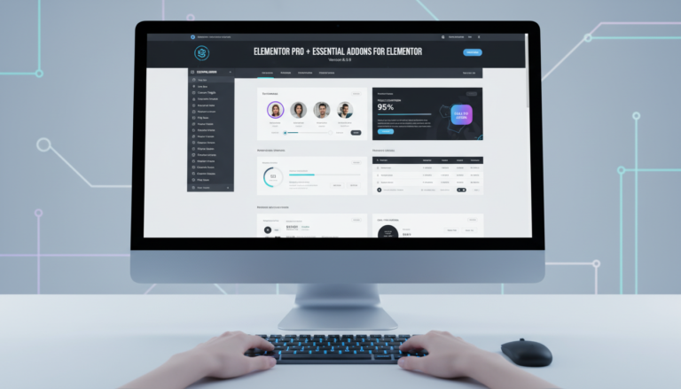 Interface do Essential Addons for Elementor 6.5.9 com novos widgets e templates