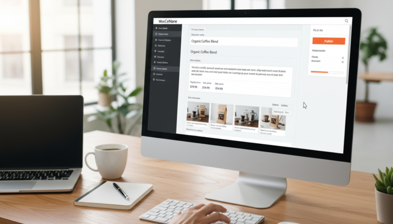 Interface de Adicionando Produtos no WooCommerce