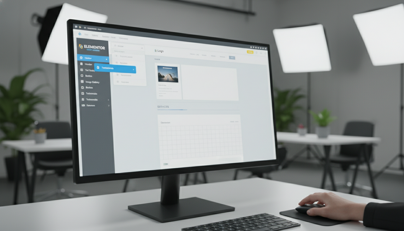 Happy Addons para Elementor 3.20.8 em ação, interface de usuário e recursos de design web