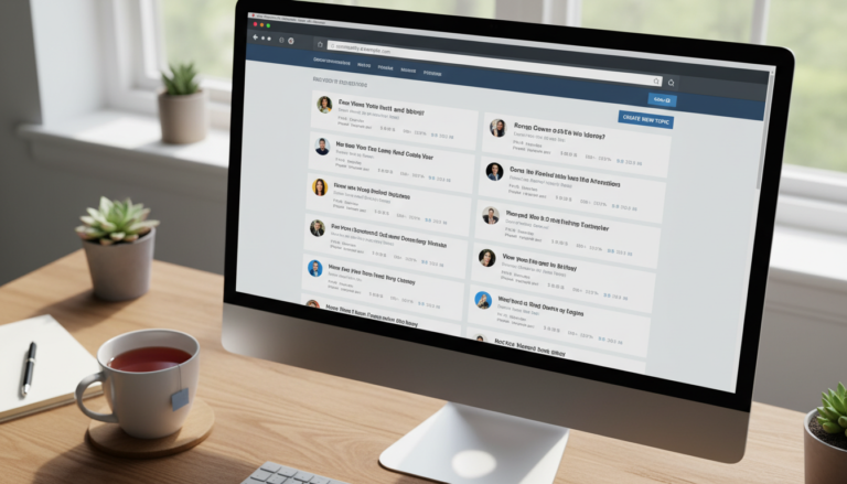 Fórum online WordPress bbPress, criar comunidade digital, tela de fórum ativo