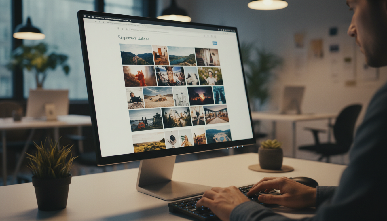 Galeria de imagens responsiva em WordPress com plugin de galeria