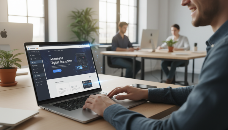 Pessoa migrando site para Elementor PRO com sucesso, sem estresse