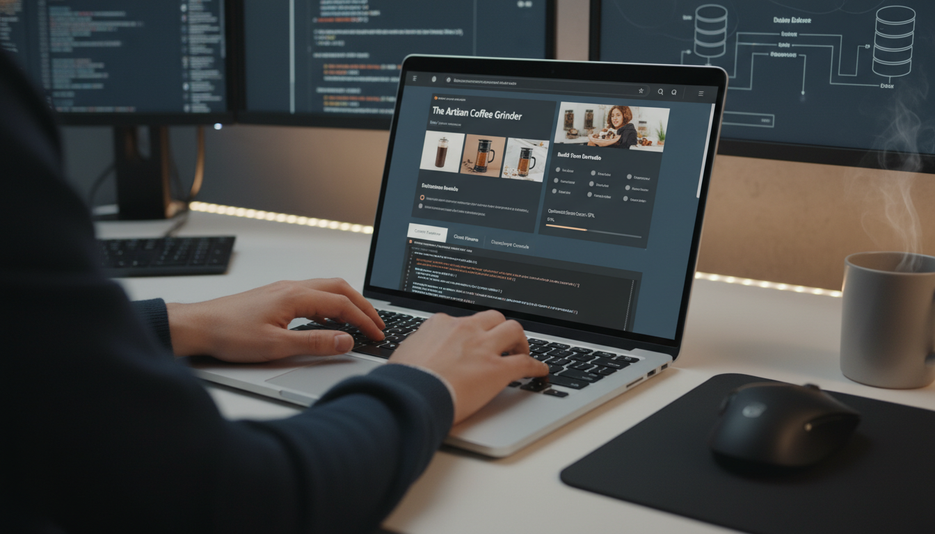 Desenvolvedor customizando página de produto WooCommerce com código, hooks e filtros