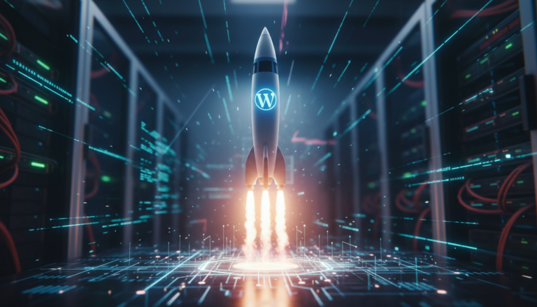 WP Rocket acelerando site WordPress, otimização de performance