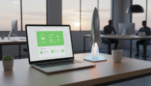 Resultados excelentes de Core Web Vitals com WP Rocket