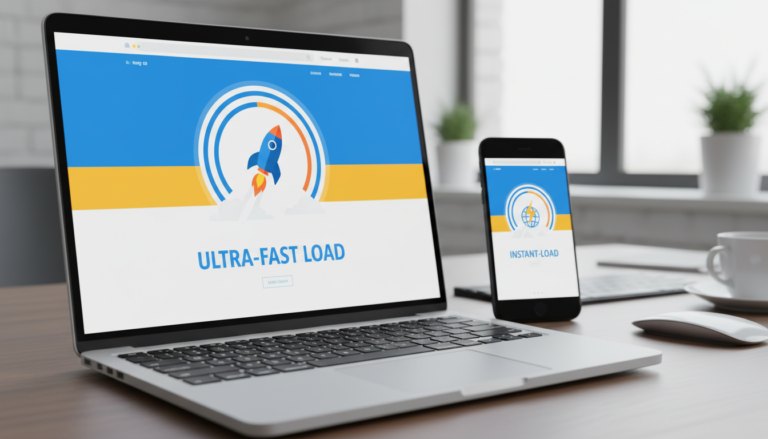 Gráfico de velocidade de site com WP Rocket mostrando melhoria no SEO