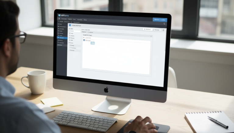 Interface do WPForms 1.9.9.3, construtor de formulários, novidades, melhorias de UX, plugin WordPress, atualização de software