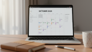 Interface do WordPress com plugin de calendário de eventos ativo, mostrando a criação de um evento com detalhes de data, hora e local