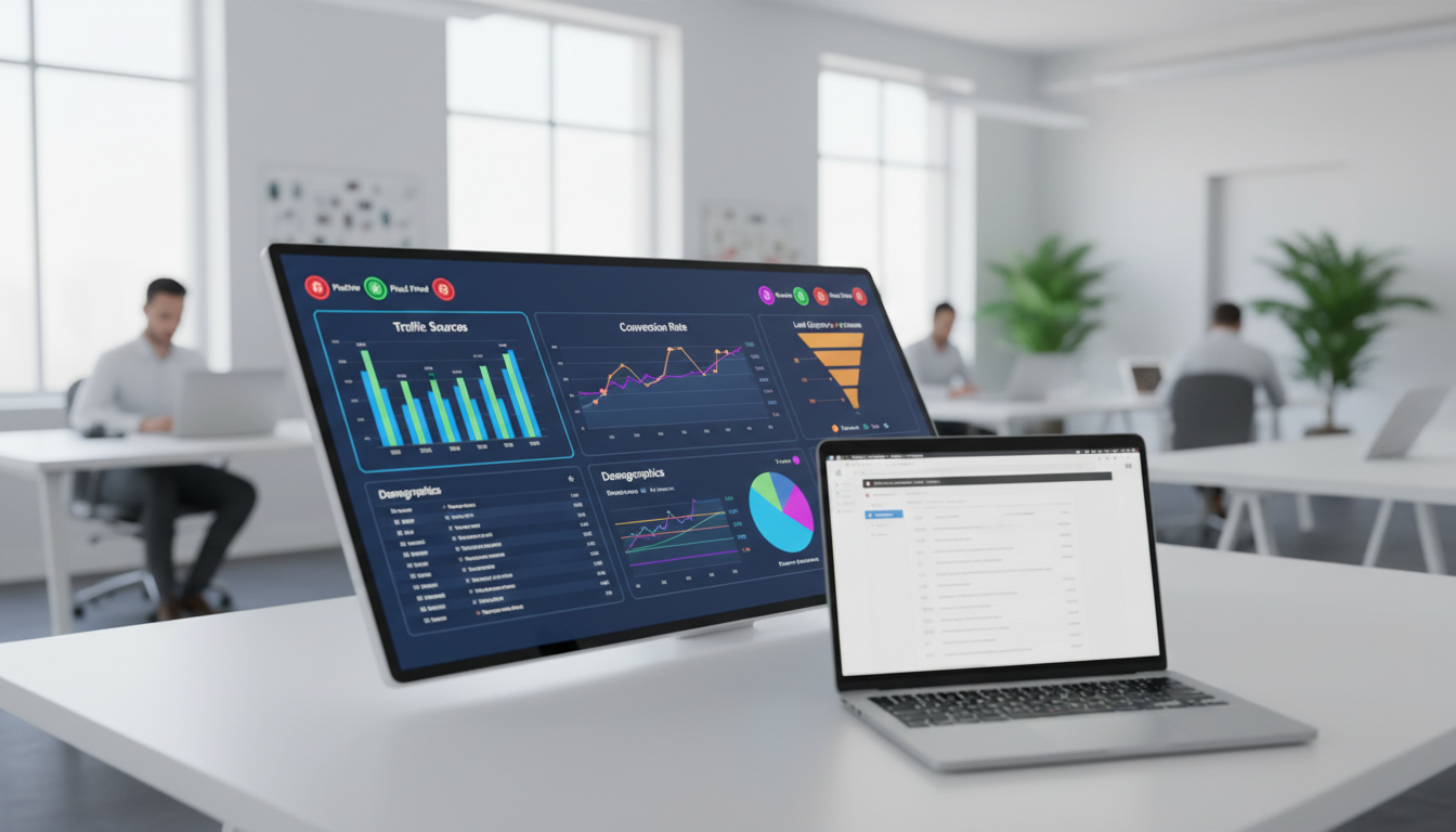 Dashboard de marketing digital com foco no PixelYourSite 11.2.0.2 e suas melhorias de rastreamento e performance.