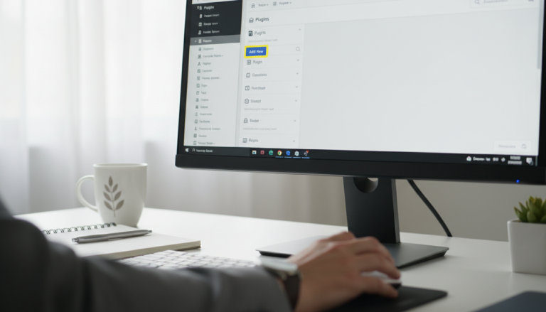 Painel WordPress Adicionar Novo Plugin
