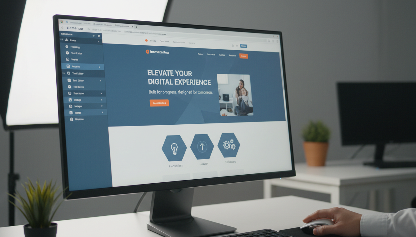 Interface do Elementor 3.35.8 com novas funcionalidades