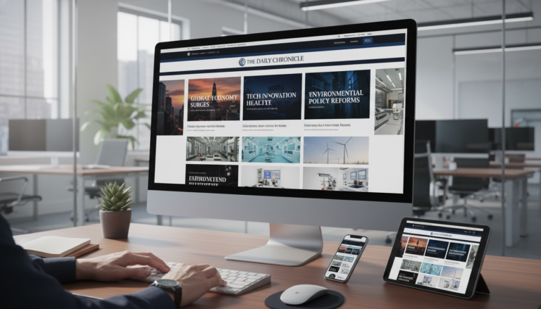 Site de notícias responsivo em WordPress com layout de revista