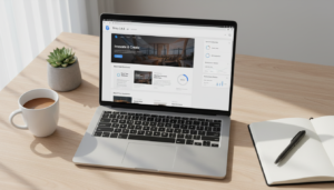 Brizy Page Builder 2.8.8 novidades e melhorias em ação na tela de um laptop