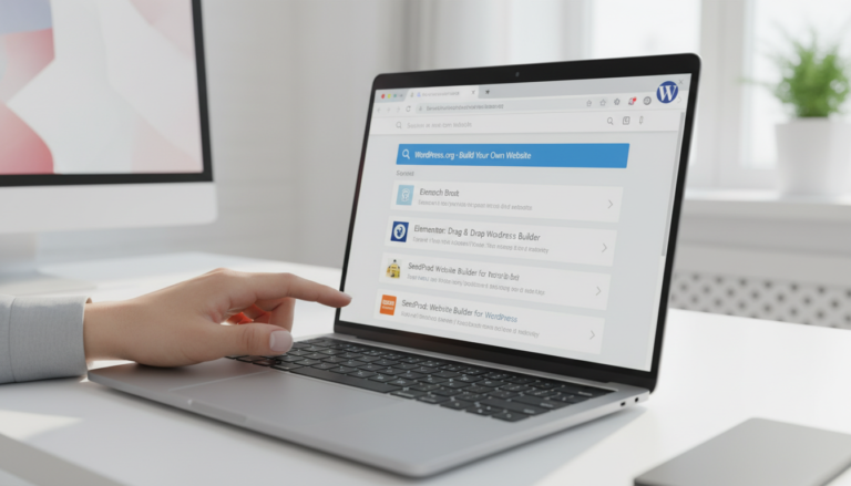 Barra de pesquisa de site WordPress com resultados relevantes e otimizados, indicando melhoria na busca interna e experiência do usuário
