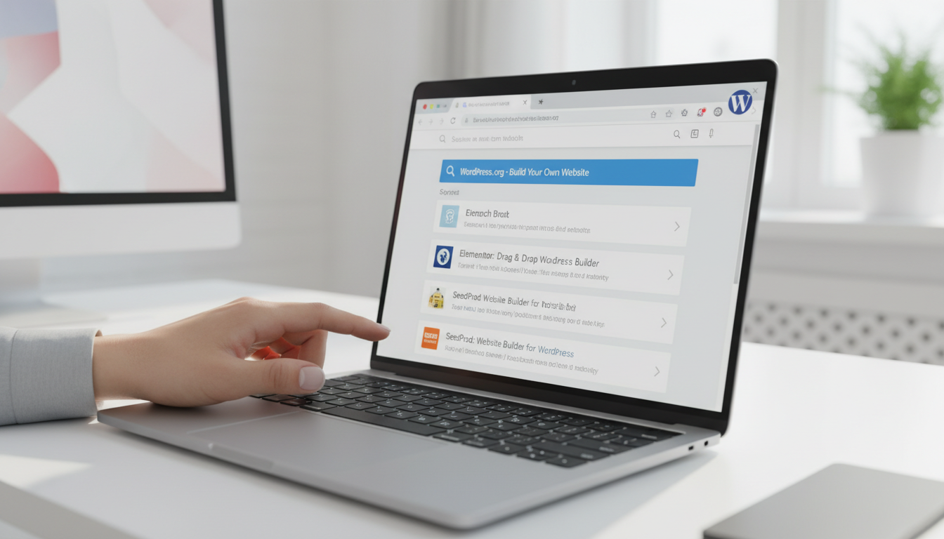 Barra de pesquisa de site WordPress com resultados relevantes e otimizados, indicando melhoria na busca interna e experiência do usuário