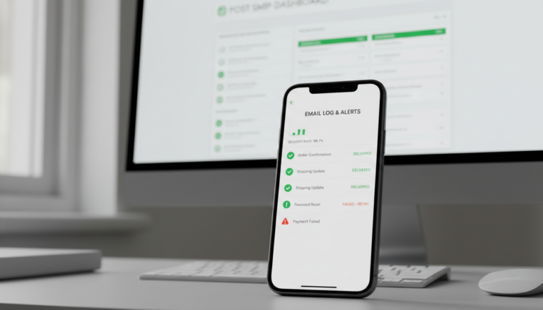 Post SMTP 3.9.0 app mobile, logs de e-mail, alertas SMTP, gerenciamento remoto de e-mails, solução SMTP completa