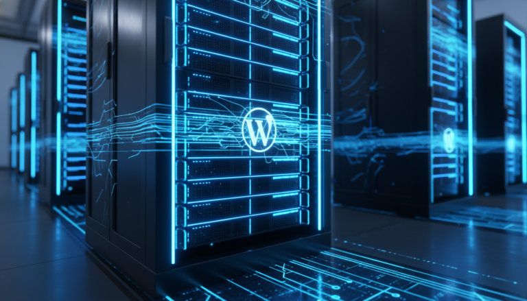 Servidor otimizado para WordPress, data center, velocidade, performance, WordPress rápido