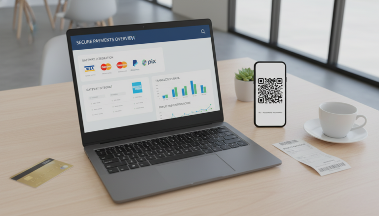 Interface do Pagar.me para WooCommerce 3.8.0 com opções de pagamento Pix e cartão de crédito