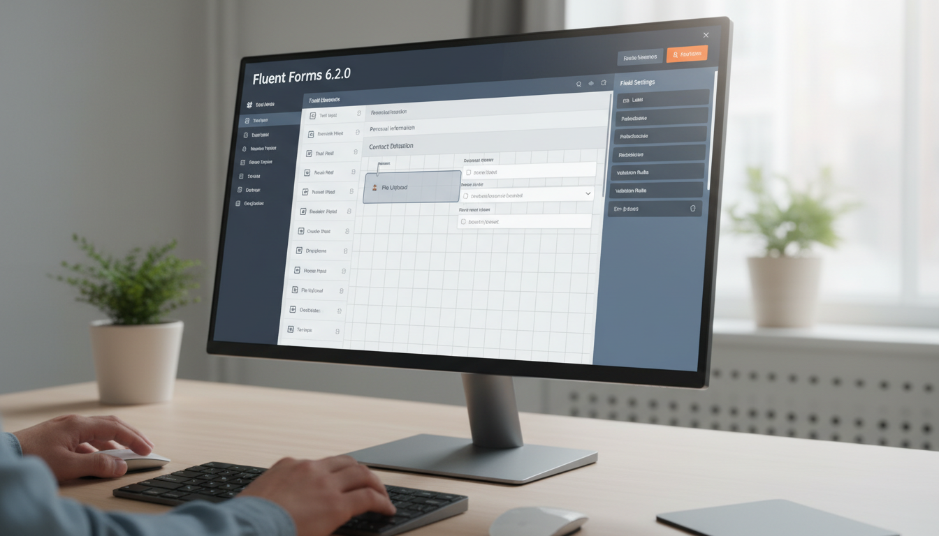 Interface Fluent Forms 6.2.0 com novos recursos e design aprimorado