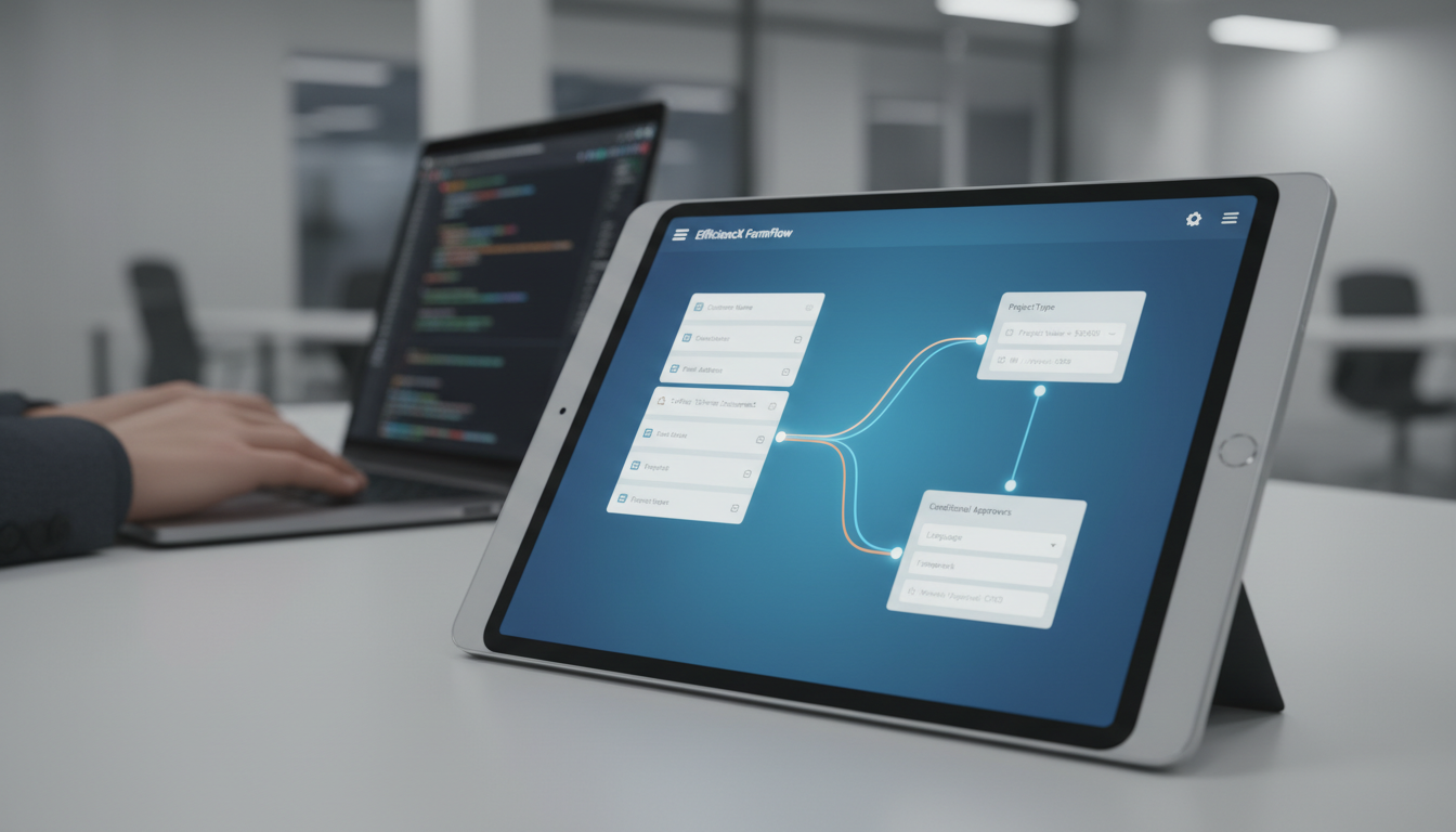 Interface de formulário dinâmico do JetFormBuilder 3.6.0 com lógica condicional avançada
