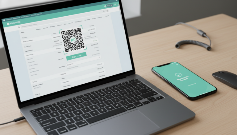 Interface do Pix para WooCommerce da OpenPix 2.13.8 com QR Code e Copia e Cola em um checkout de e-commerce.
