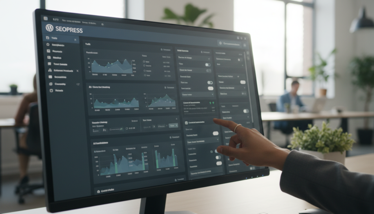 Interface do SEOPress 9.7.3 exibindo novas funcionalidades de SEO