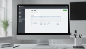 Interface TablePress 3.3.1, Tabelas WordPress, Plugin TablePress, Edição de Tabelas
