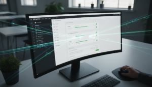 Interface do plugin WP-Optimize 4.5.4 com estatísticas de otimização e botões de ação para limpar banco de dados, gerenciar cache e comprimir imagens no WordPress.